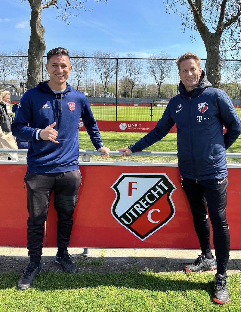 Keola Paredes at FC Utrecht's training ground